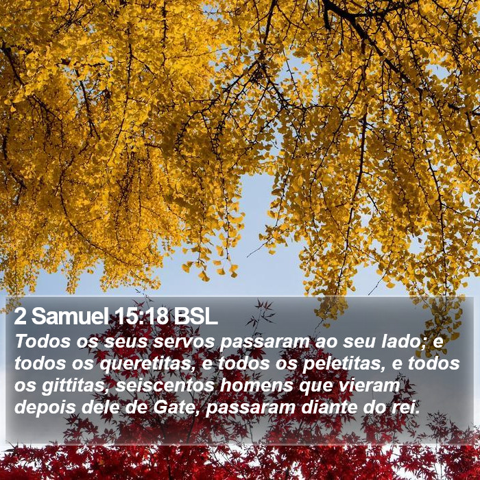 2 Samuel 15:18 BSL Bible Study
