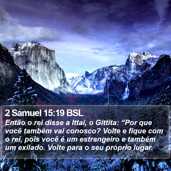 2 Samuel 15:19 BSL Bible Study
