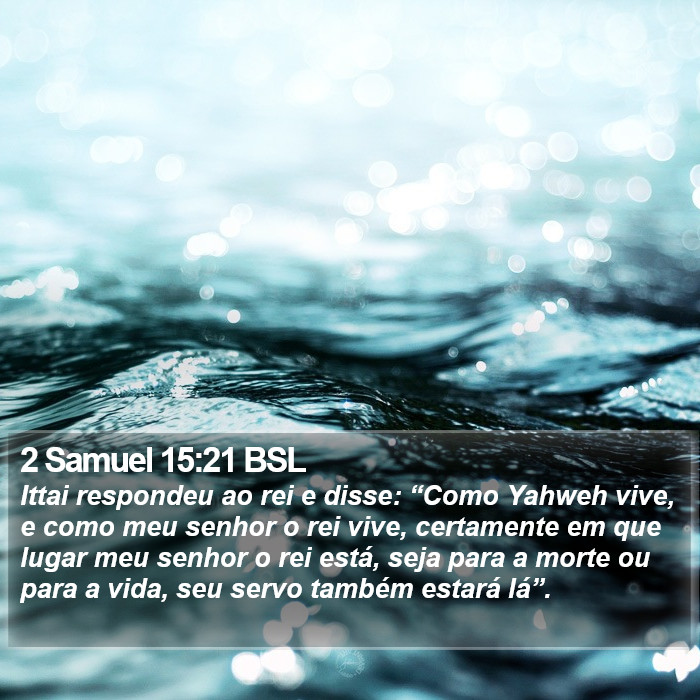 2 Samuel 15:21 BSL Bible Study