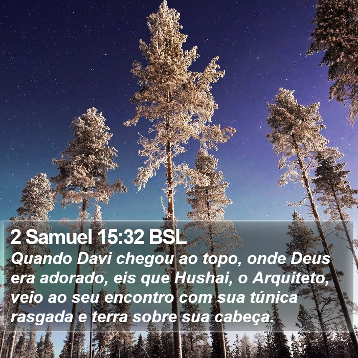 2 Samuel 15:32 BSL Bible Study
