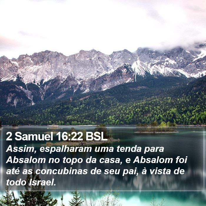 2 Samuel 16:22 BSL Bible Study
