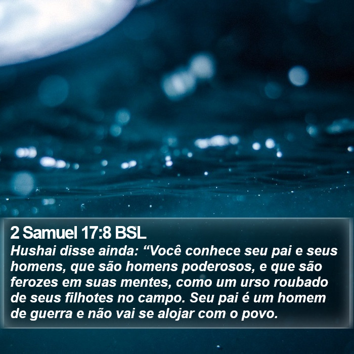 2 Samuel 17:8 BSL Bible Study