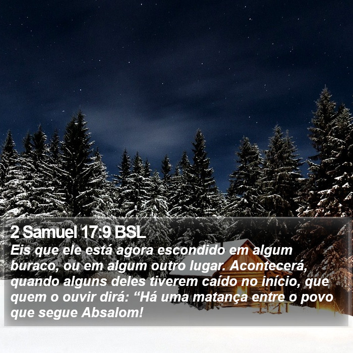 2 Samuel 17:9 BSL Bible Study