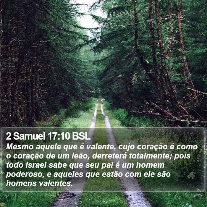 2 Samuel 17:10 BSL Bible Study