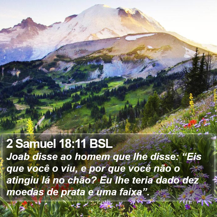 2 Samuel 18:11 BSL Bible Study
