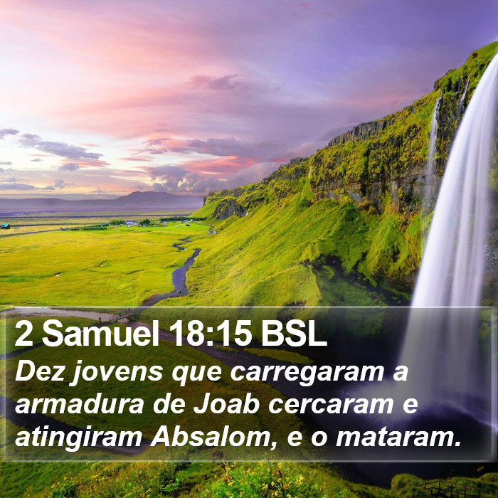 2 Samuel 18:15 BSL Bible Study