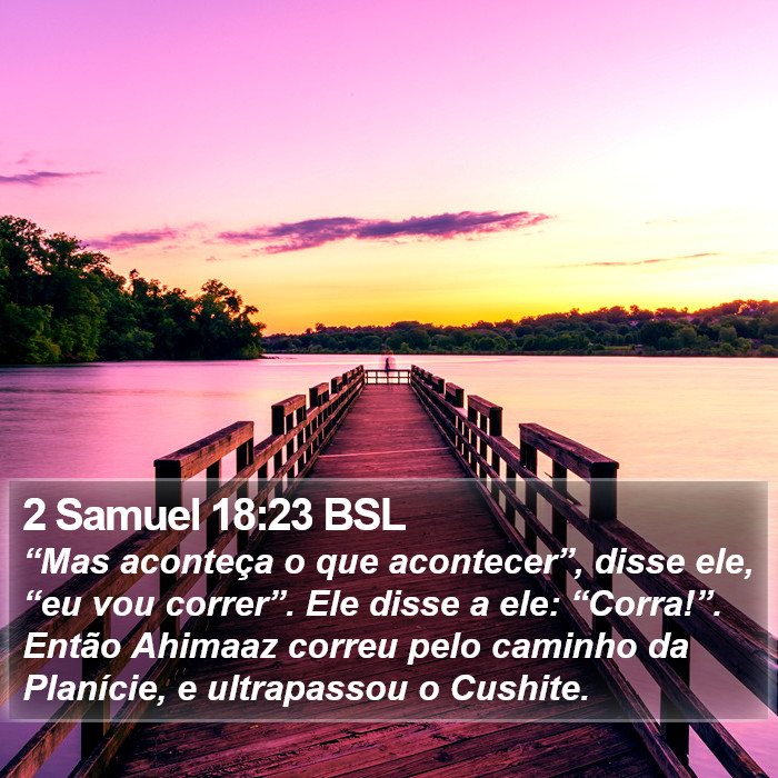 2 Samuel 18:23 BSL Bible Study