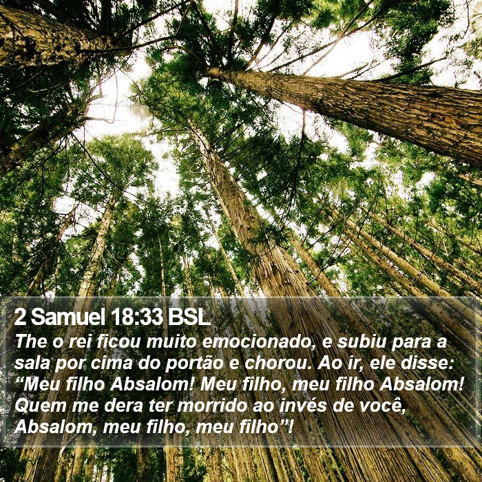 2 Samuel 18:33 BSL Bible Study