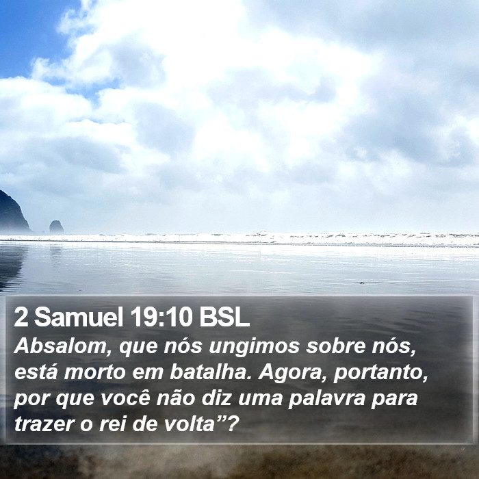 2 Samuel 19:10 BSL Bible Study