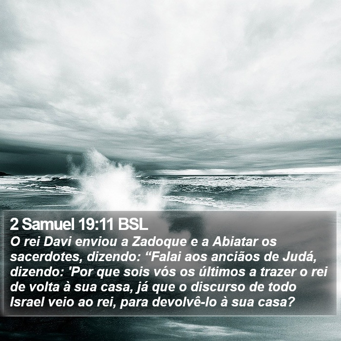 2 Samuel 19:11 BSL Bible Study