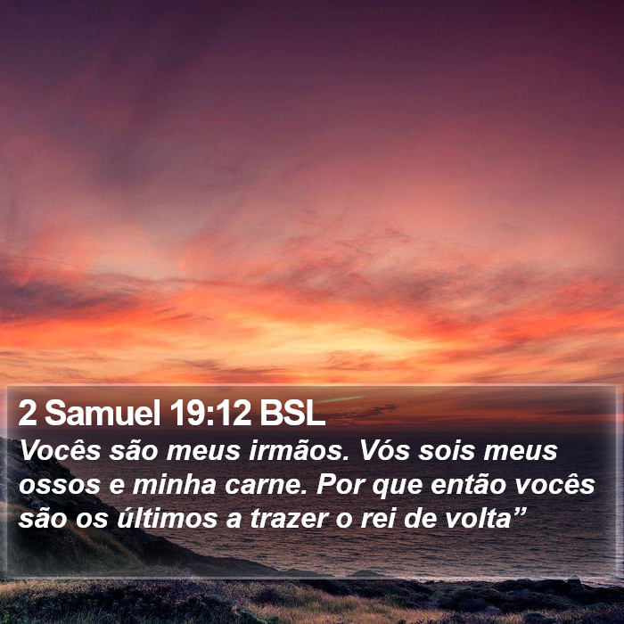 2 Samuel 19:12 BSL Bible Study