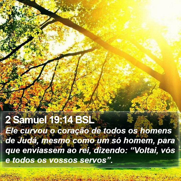 2 Samuel 19:14 BSL Bible Study