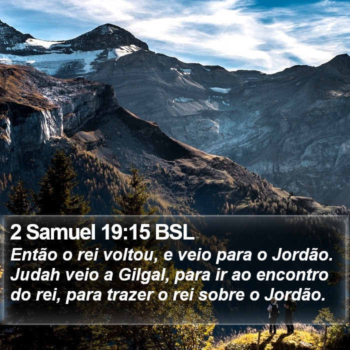 2 Samuel 19:15 BSL Bible Study