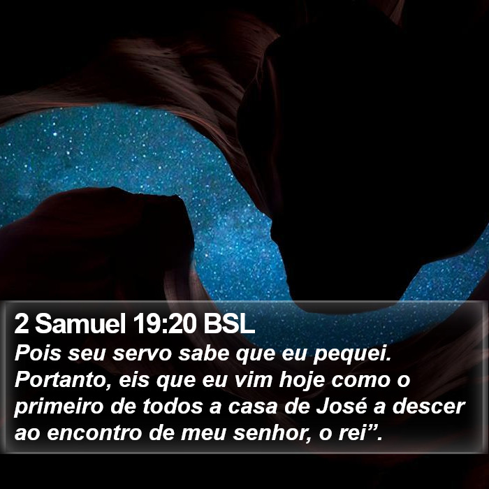 2 Samuel 19:20 BSL Bible Study