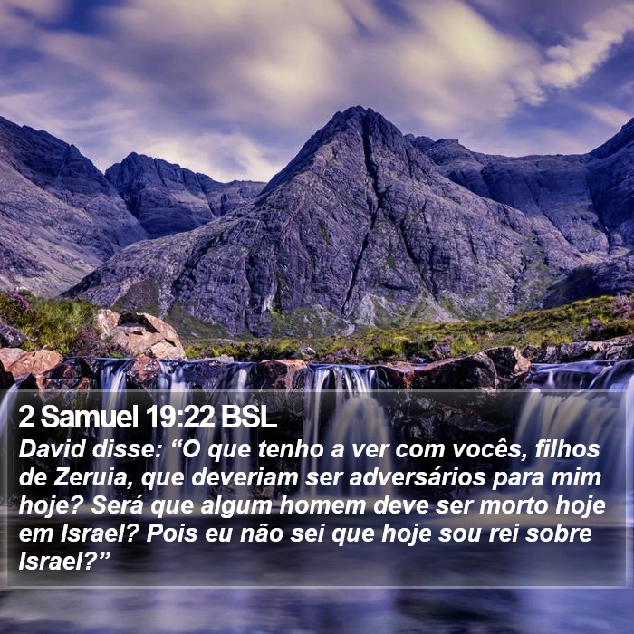 2 Samuel 19:22 BSL Bible Study