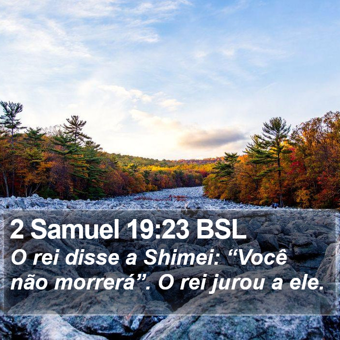 2 Samuel 19:23 BSL Bible Study