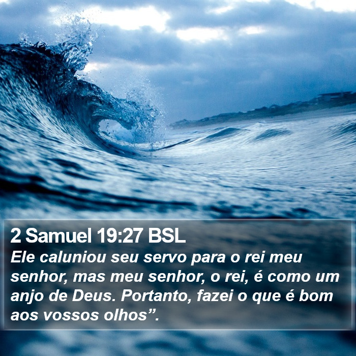 2 Samuel 19:27 BSL Bible Study