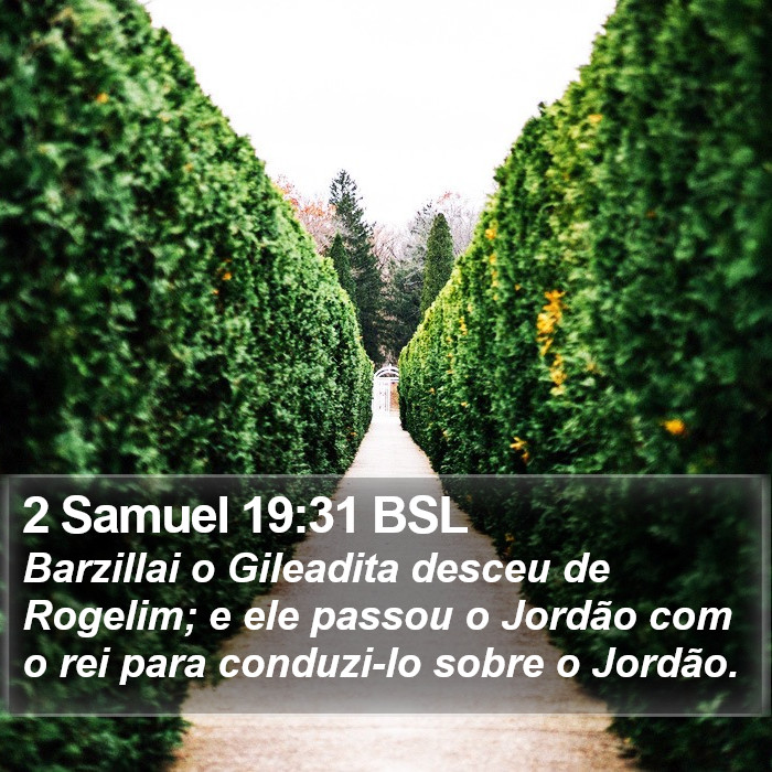 2 Samuel 19:31 BSL Bible Study
