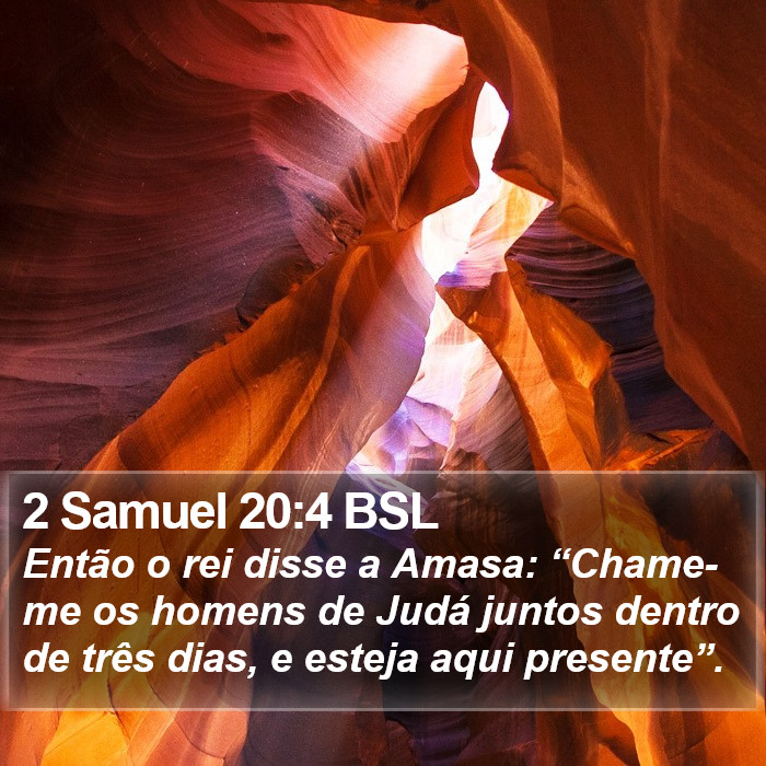 2 Samuel 20:4 BSL Bible Study