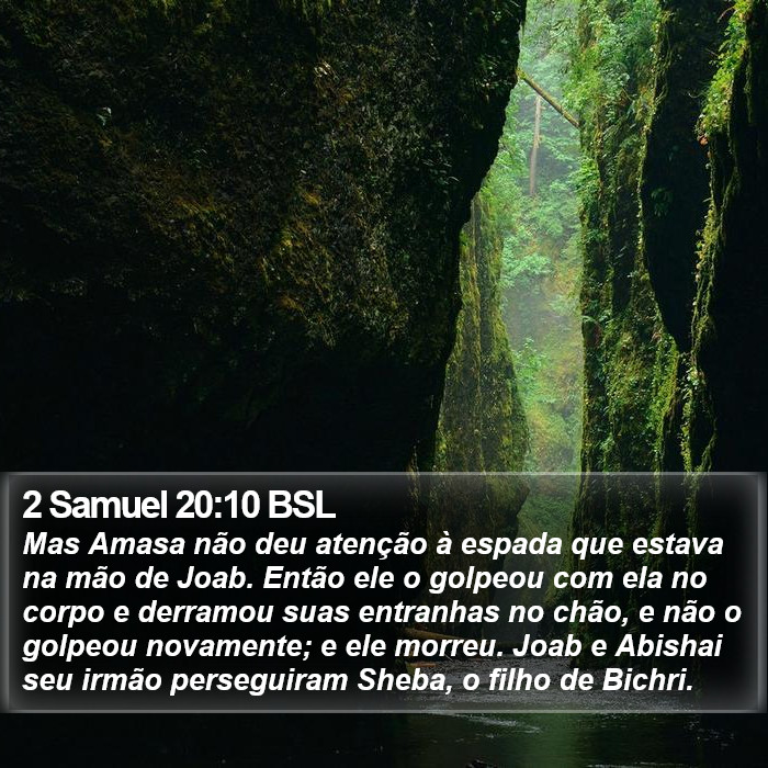 2 Samuel 20:10 BSL Bible Study