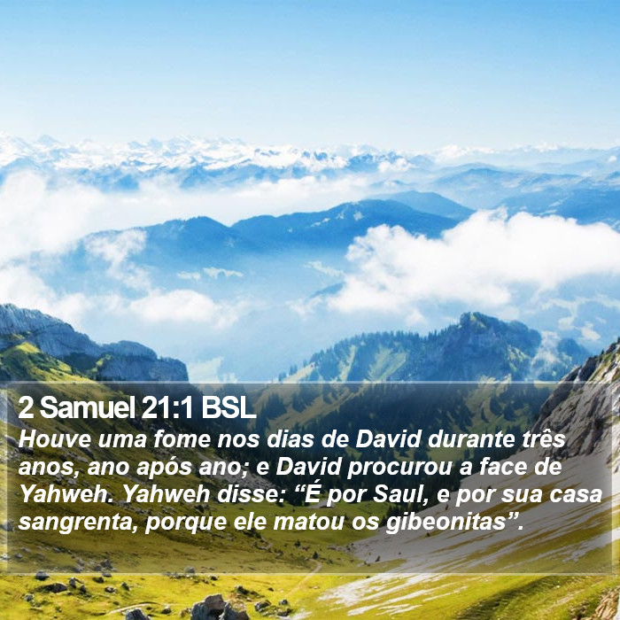 2 Samuel 21:1 BSL Bible Study
