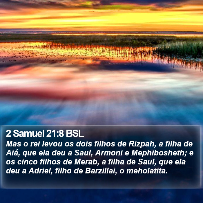 2 Samuel 21:8 BSL Bible Study