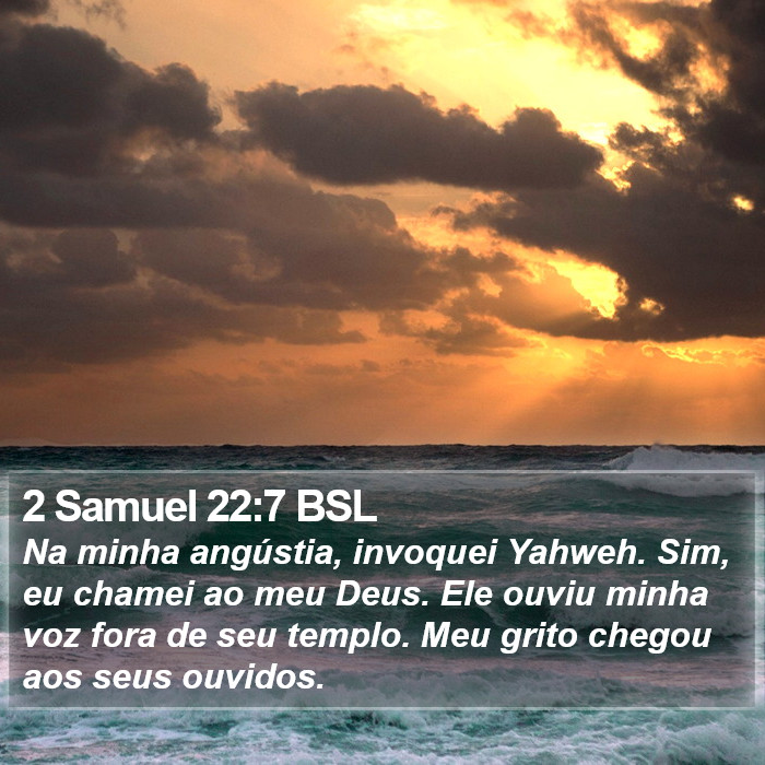 2 Samuel 22:7 BSL Bible Study