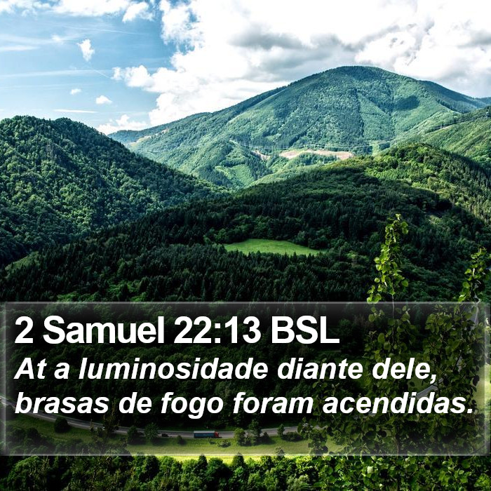 2 Samuel 22:13 BSL Bible Study