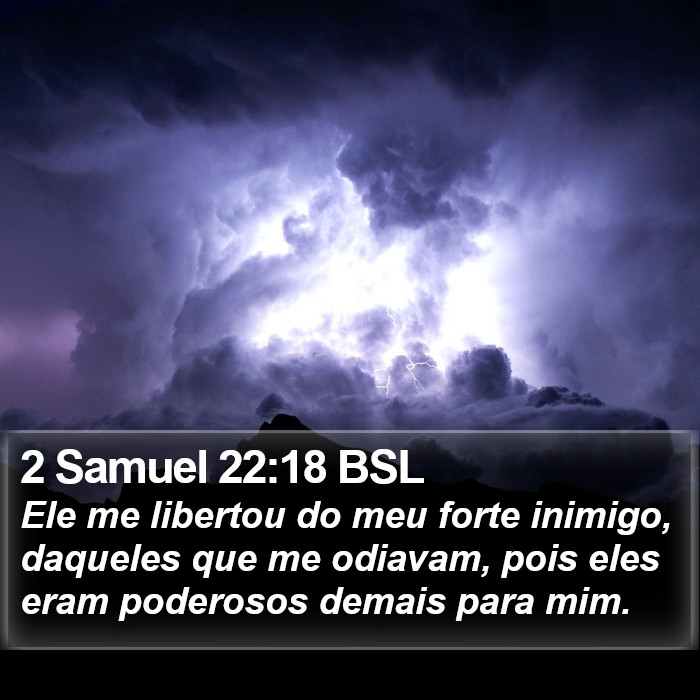 2 Samuel 22:18 BSL Bible Study