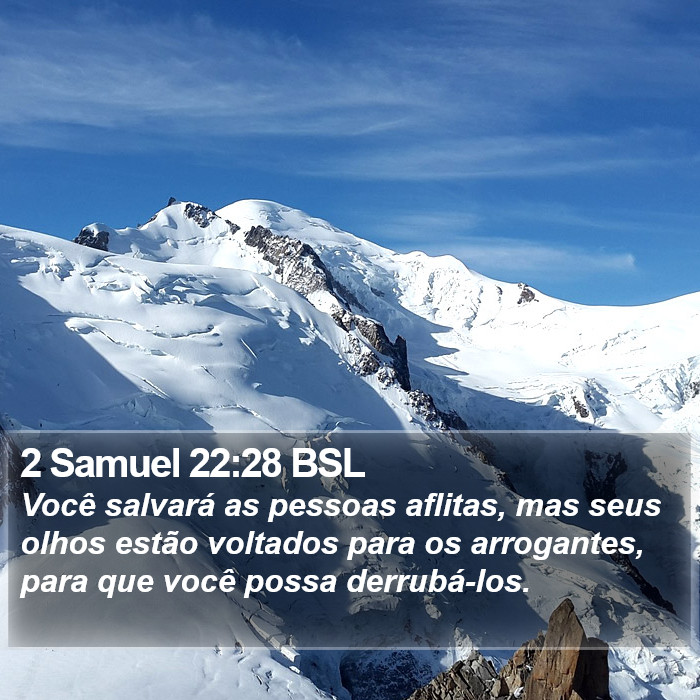 2 Samuel 22:28 BSL Bible Study