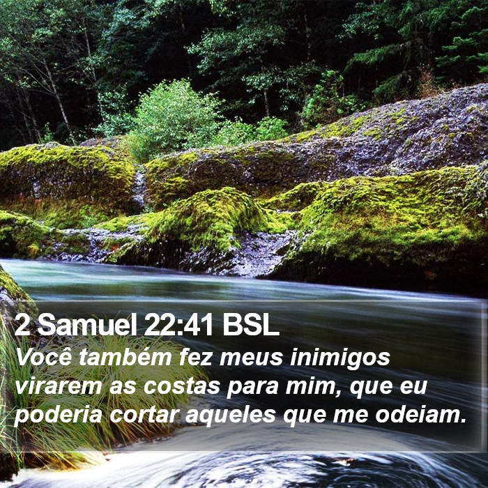 2 Samuel 22:41 BSL Bible Study