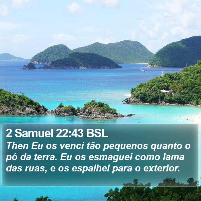 2 Samuel 22:43 BSL Bible Study