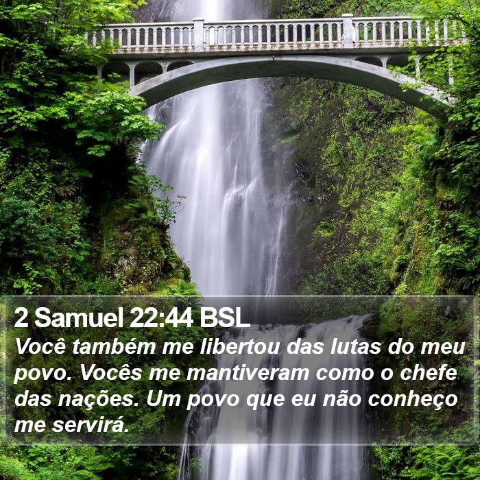 2 Samuel 22:44 BSL Bible Study