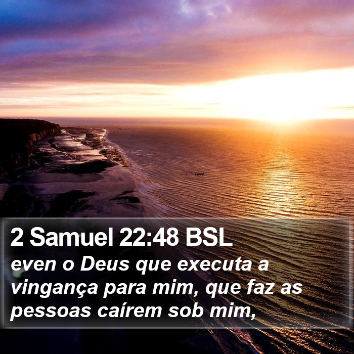 2 Samuel 22:48 BSL Bible Study