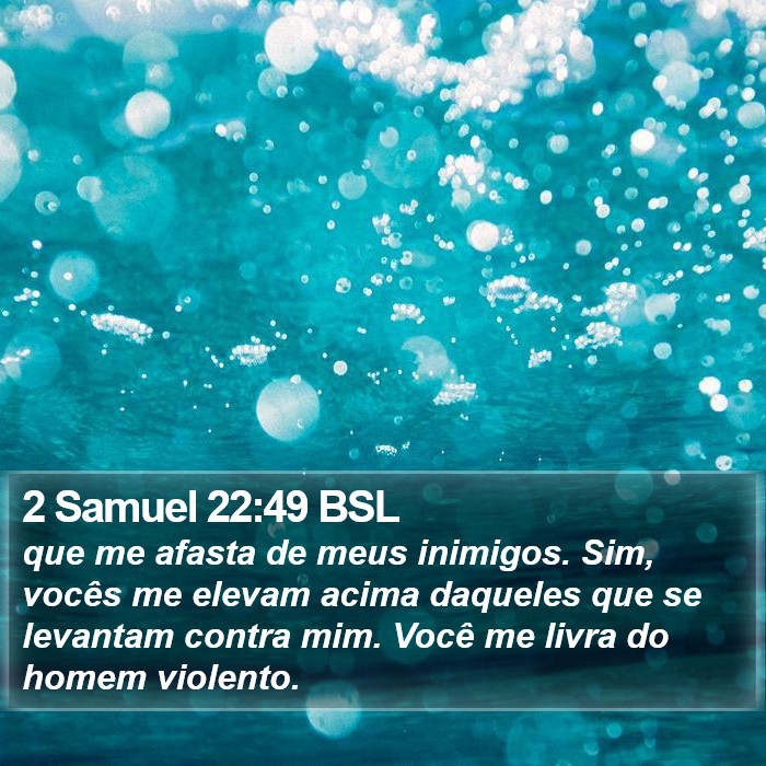 2 Samuel 22:49 BSL Bible Study