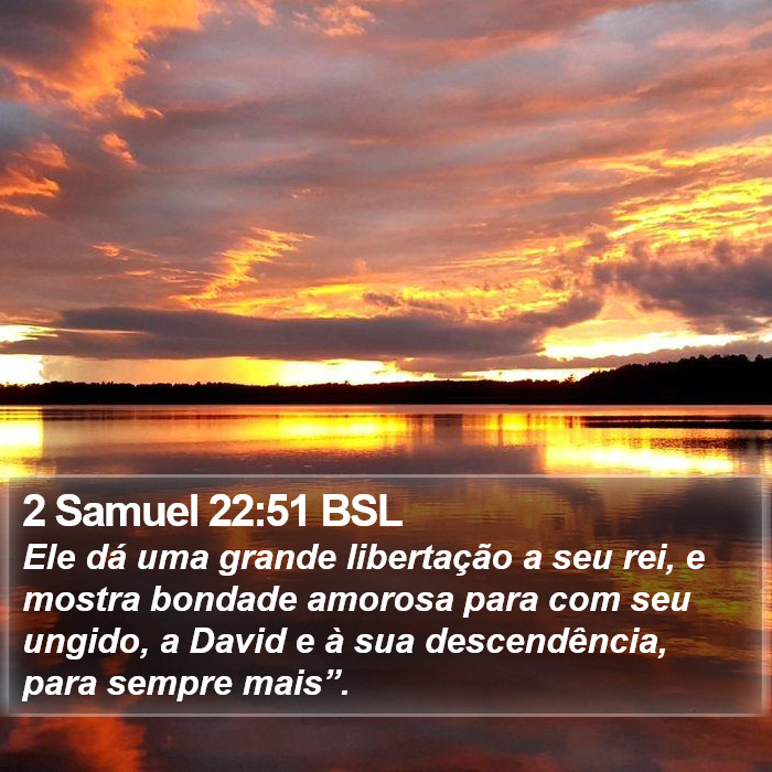 2 Samuel 22:51 BSL Bible Study