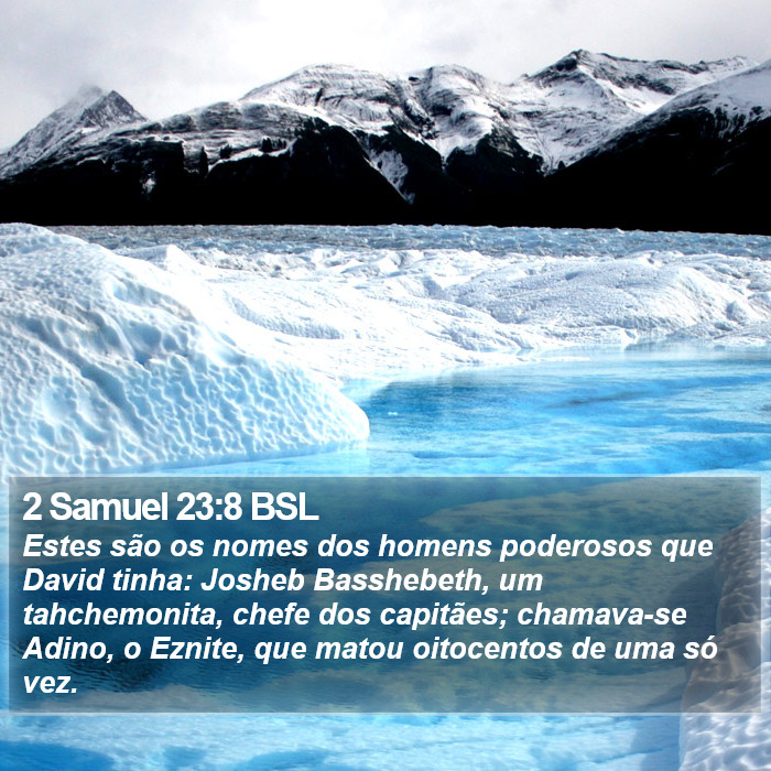 2 Samuel 23:8 BSL Bible Study
