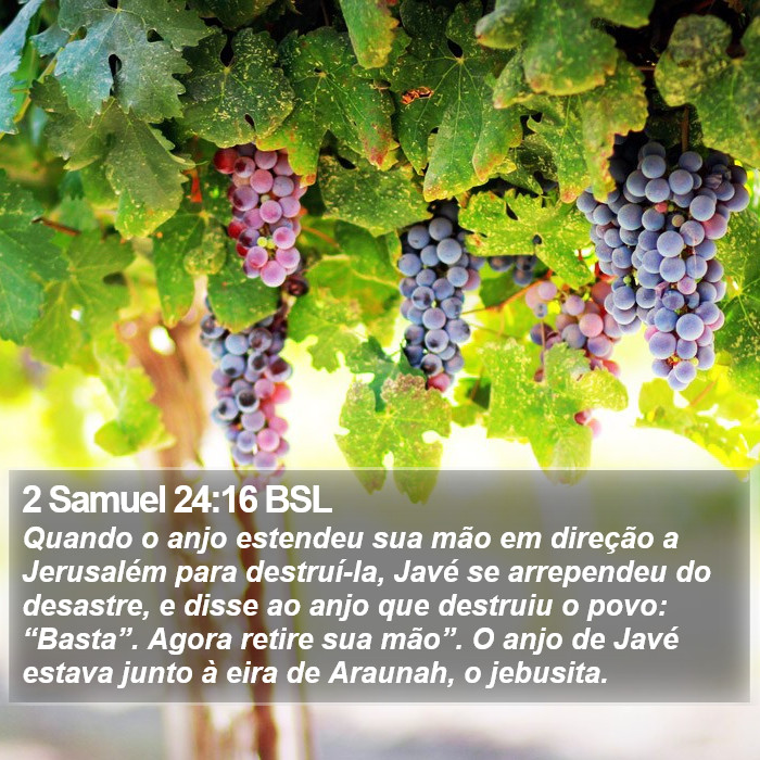 2 Samuel 24:16 BSL Bible Study