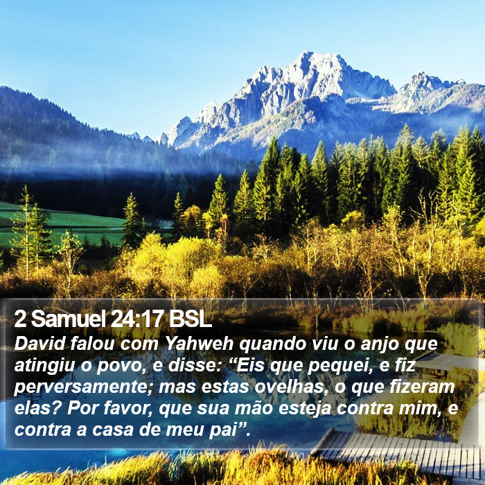 2 Samuel 24:17 BSL Bible Study