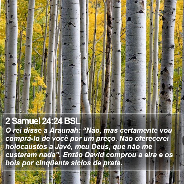 2 Samuel 24:24 BSL Bible Study