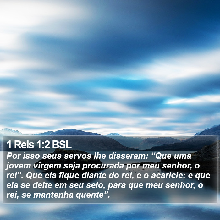 1 Reis 1:2 BSL Bible Study