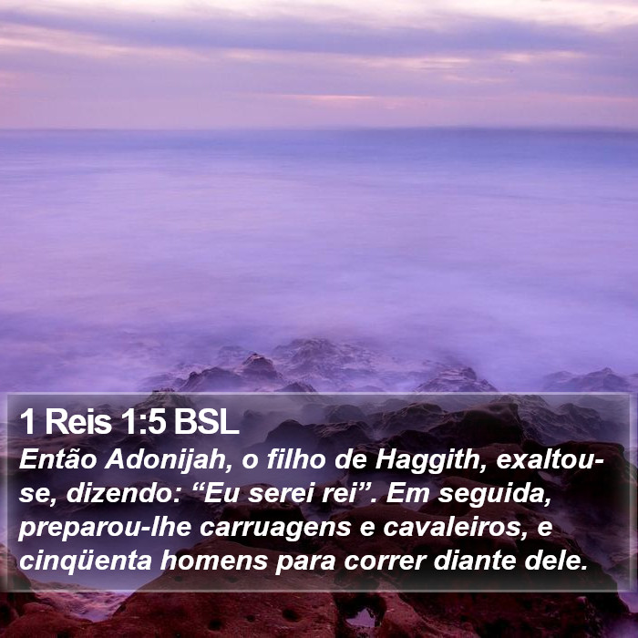 1 Reis 1:5 BSL Bible Study