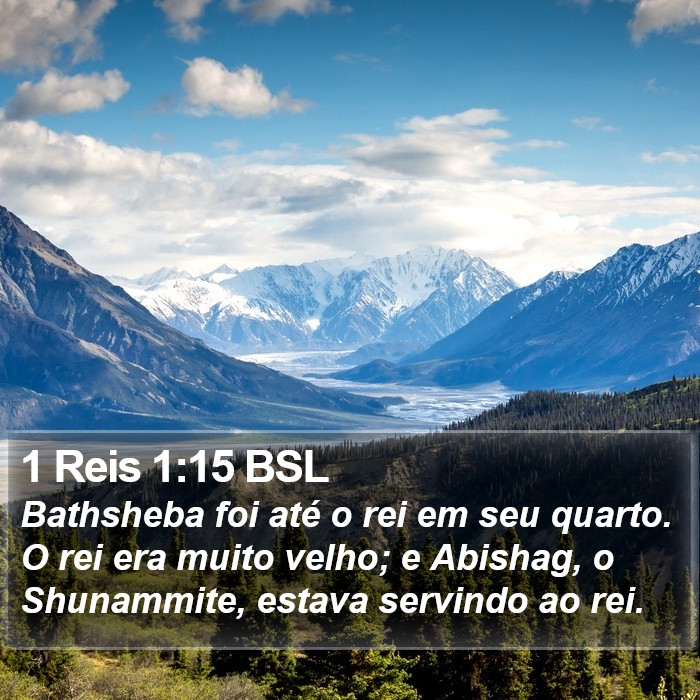 1 Reis 1:15 BSL Bible Study