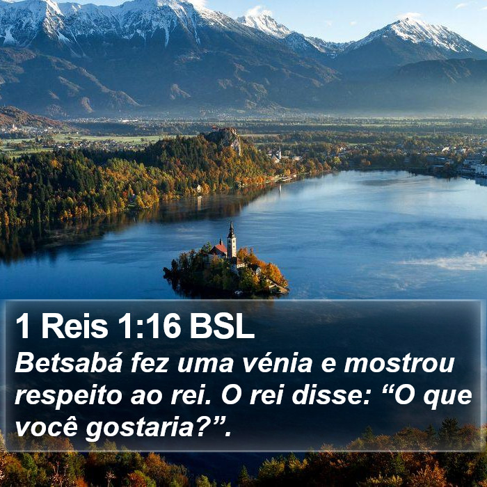 1 Reis 1:16 BSL Bible Study