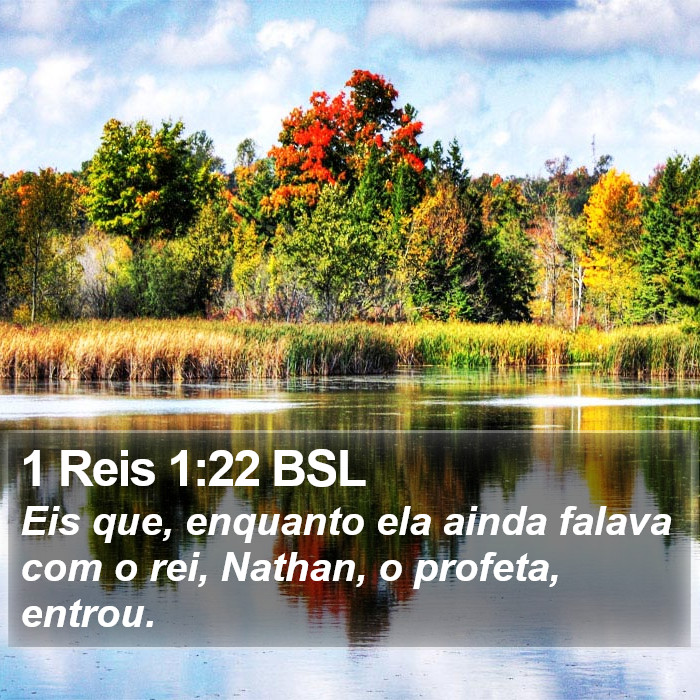 1 Reis 1:22 BSL Bible Study