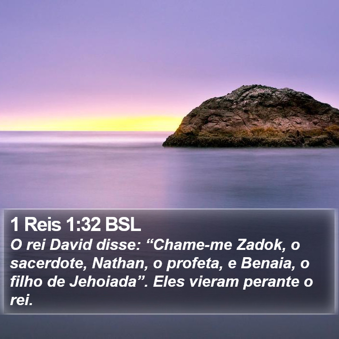 1 Reis 1:32 BSL Bible Study