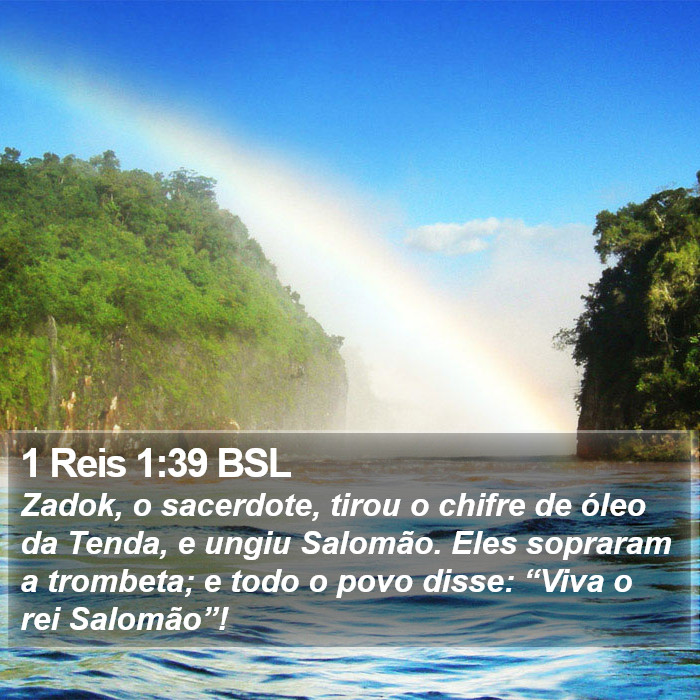 1 Reis 1:39 BSL Bible Study