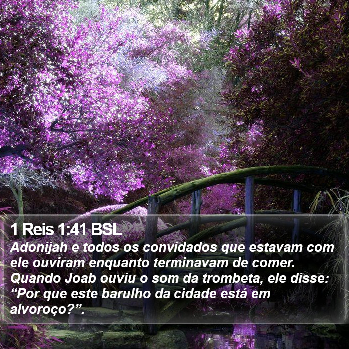 1 Reis 1:41 BSL Bible Study