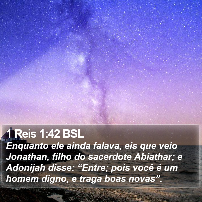 1 Reis 1:42 BSL Bible Study