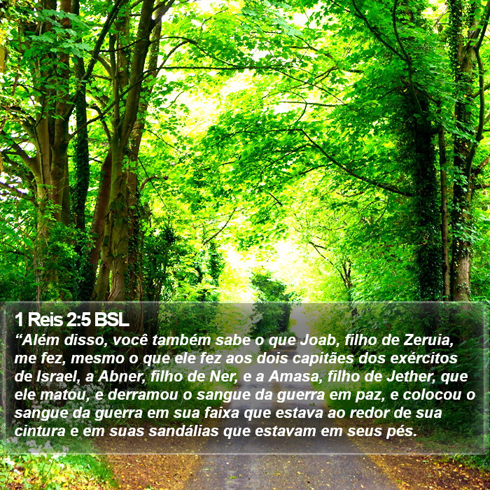 1 Reis 2:5 BSL Bible Study